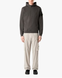 Худи мужское Stone Island хлопок темно серый L1S156100031S0060V0165