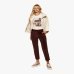 Женский лонгслив Max Mara Weekend Alias с принтом молочный MW255W00004700600