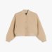 Женский шерстяной бомбер Max Mara Weekend Zelante бежевый WE5086015106063