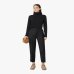 Жіночі штани прямі Max Mara Weekend Caldaia вовна чорний WE5136155206019