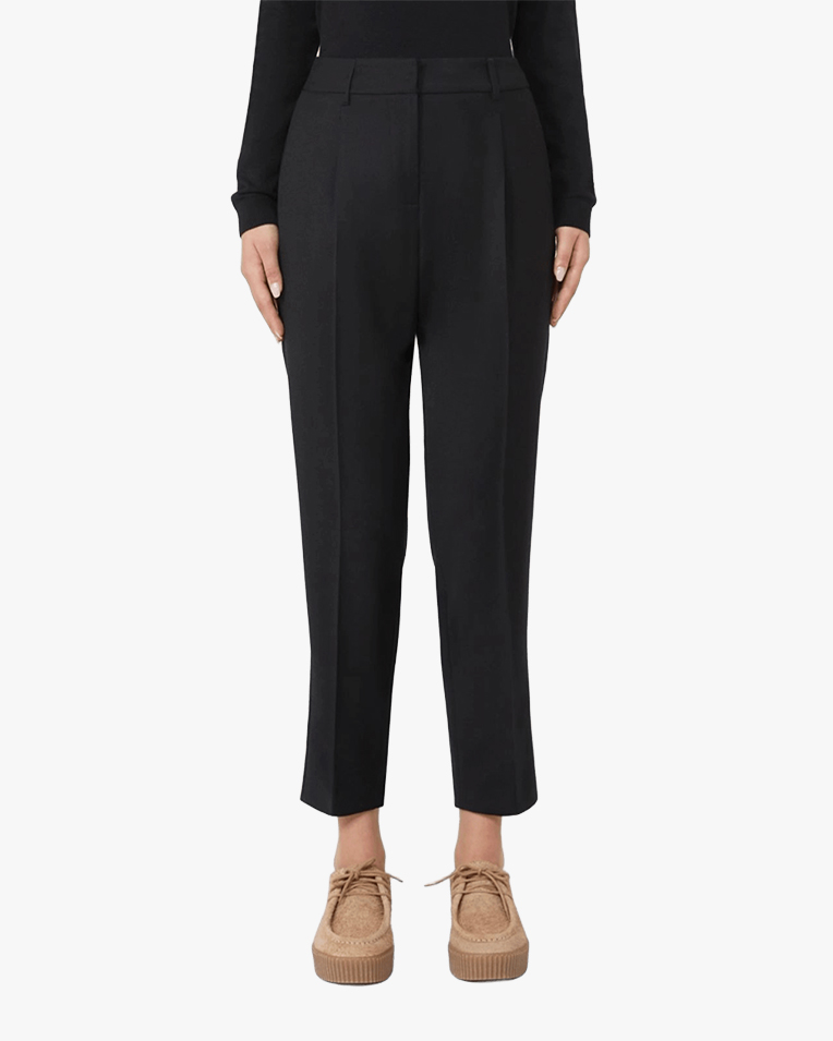 Женские брюки прямые Max Mara Weekend Caldaia шерсть черный WE5136155206019