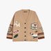 Жіночий кардиган Max Mara Weekend Belgio з вовни та вишивкою бежевий WE5346085206004
