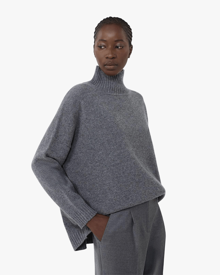 Жіночий светр Max Mara Weekend Borgia шерсть сірий WE5366115206009