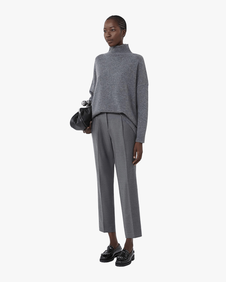 Жіночий светр Max Mara Weekend Borgia шерсть сірий WE5366115206009