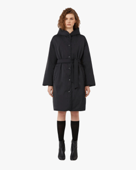 Женская двухсторонняя куртка Max Mara Weekend Banfy удлиненная черный WE5496045206004