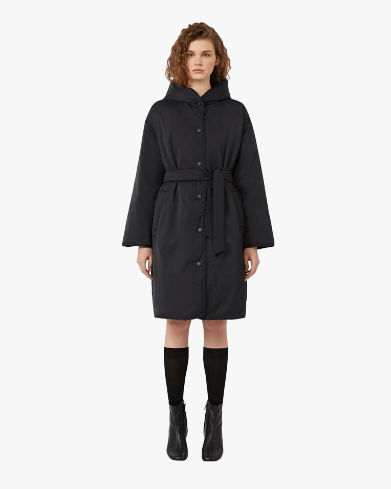 Женская двухсторонняя куртка Max Mara Weekend Banfy удлиненная черный WE5496045206004
