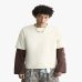 Футболка унисекс Nude Project хлопок молочный с принтом clutch-tee-marshmallow
