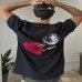 Футболка унисекс  Nude Project хлопок черный с принтом cluth-tee-ash