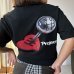 Футболка унисекс  Nude Project хлопок черный с принтом cluth-tee-ash
