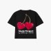 Футболка Nude Project бавовна чорна з принтом juicy-cherry-tee-black