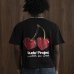 Футболка Nude Project бавовна чорна з принтом juicy-cherry-tee-black