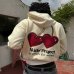 Худі Nude Project бавовна з молочним утеплювачем з принтом metal-cherry-hood-marshmallow