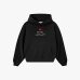 Худі Nude Project бавовна з утеплювачем чорна з принтом nude-tour-hood-fw25-black