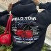 Худі Nude Project бавовна з утеплювачем чорна з принтом nude-tour-hood-fw25-black