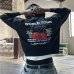 Худі Nude Project бавовна з утеплювачем чорна з принтом nude-tour-hood-fw25-black