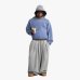 Светр Nude Project блакитний з додаванням вовни sky-knit-blue