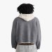 Светр Nude Project сірий з додаванням вовни sky-knit-off-white
