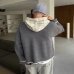 Светр Nude Project сірий з додаванням вовни sky-knit-off-white