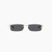 Солнцезащитные очки прямоугольные Gucci Eyewear Rectangle-Frame в золотой оправе GG1221