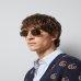 Сонцезахисні окуляри прямокутні Gucci Eyewear Rectangle-Frame у золотій оправі GG1221