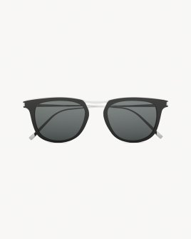 Окуляри іміджеві панто Saint Laurent SL 753 у чорній оправі 810623Y99681006