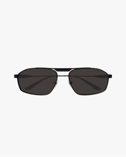 Солнцезащитные очки авиаторы Balenciaga в черной оправе BB0416S 001