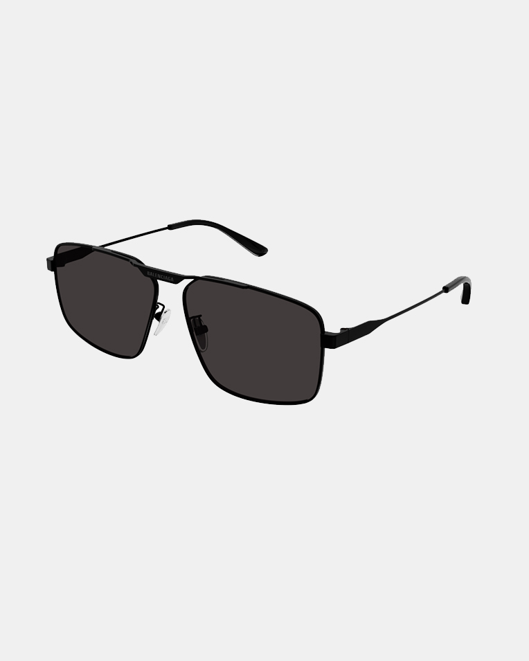 Солнцезащитные очки авиаторы Balenciaga в черной оправе BB0418SK 001