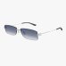 Солнцезащитные очки прямоугольные Bottega Veneta без оправы BV1126S005-silver