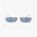 Солнцезащитные очки прямоугольные Fendi First Crystal без оправы FE4172US 16X