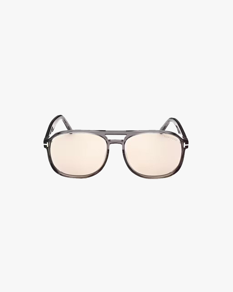 Солнцезащитные очки авиаторы Tom Ford Rosco в серой оправе FT1022 20E