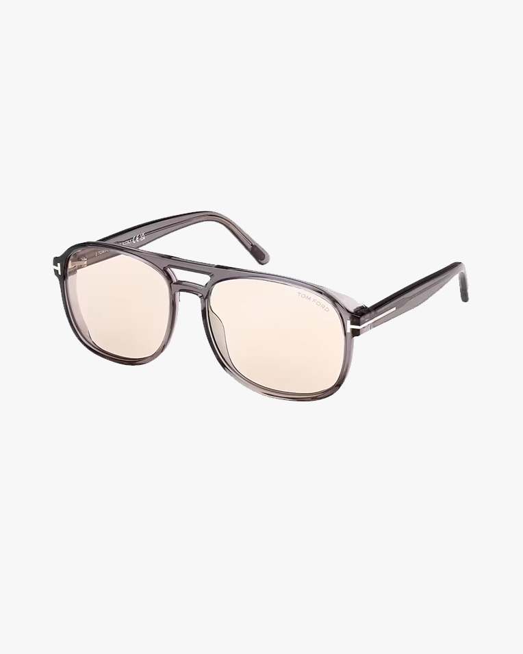 Солнцезащитные очки авиаторы Tom Ford Rosco в серой оправе FT1022 20E
