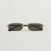 Солнцезащитные очки прямоугольные Gucci без оправы GG1221S-001 56