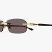 Сонцезахисні окуляри прямокутні Gucci без оправи GG1221S-002 56