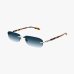 Сонцезахисні окуляри прямокутні Gucci без оправи GG1221S-007