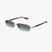 Солнцезащитные очки прямоугольные Gucci без оправы GG1221S-008