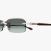 Солнцезащитные очки прямоугольные Gucci без оправы GG1221S-008