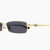 Солнцезащитные очки прямоугольные Gucci Eyewear Rectangle-Frame в золотой оправе GG1600S-001
