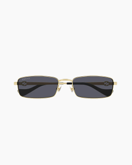 Сонцезахисні окуляри прямокутні Gucci Eyewear Rectangle-Frame у золотій оправі GG1600S-001 Сонцезахисні окуляри прямокутні Gucci Eyewear Rectangle-Frame у золотій оправі GG1600S-001
