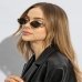 Сонцезахисні окуляри ромби Gucci Geometric у золотій оправі із сірою лінзою GG1604S 001