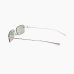 Солнцезащитные очки прямоугольные Gucci Rimless в серебрянной оправе  GG1703-002