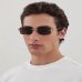 Солнцезащитные очки прямоугольные Gucci Rimless в золотой оправе GG1703-004 
