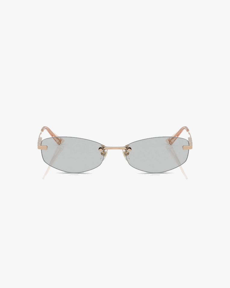Солнцезащитные очки овальные Jimmy Choo без оправы JC4013D 300887