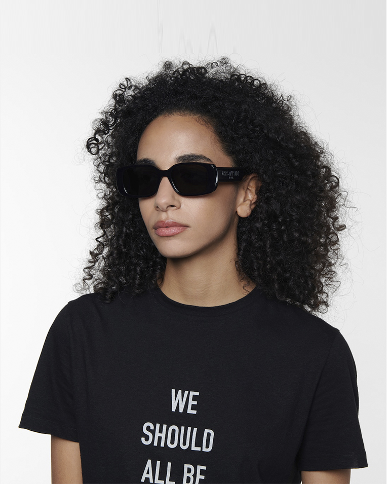 Сонцезахисні окуляри прямокутні Dior Eyewear у чорній оправі Wildior S2U Сонцезахисні окуляри прямокутні Dior Eyewear у чорній оправі Wildior S2U