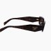 Сонцезахисні окуляри прямокутні Prada PR 17WS 2AU8C1 49 20 у темно коричневій оправі