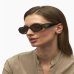 Сонцезахисні окуляри прямокутні Prada PR 17WS 2AU8C1 49 20 у темно коричневій оправі