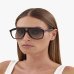 Солнцезащитные очки авиаторы Saint Laurent в черной оправе с градиентной линзой SL 596 DUNE 006