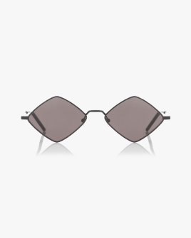 Солнцезащитные очки ромбы Saint Laurent в черной оправе с черной линзой SL302 LISA 002