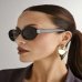 Сонцезахисні окуляри овальні Saint Laurent Monogram у чорній оправі SLM136001 Сонцезахисні окуляри овальні Saint Laurent Monogram у чорній оправі SLM136001