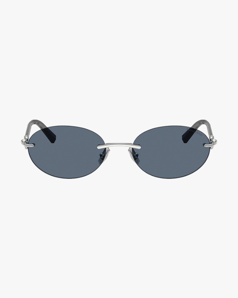 Солнцезащитные очки овальные Tiffany без оправы TF 3104D 600180