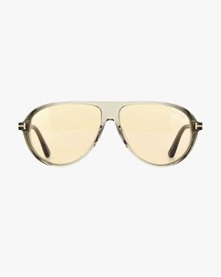 Солнцезащитные очки авиаторы Tom Ford Marcus в серой оправе TF1023 93E 